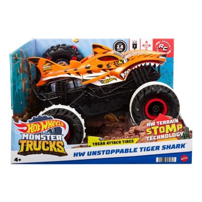 HOT WHEELS Quad Radiocommand&eacute; L'innar&eacute;table Tiger Shark  - La Bo&icirc;te