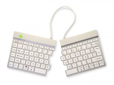 R GO TOOLS R-Go Split Break Wireless Keyboard (Blanc)