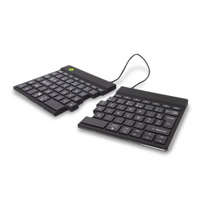 R GO TOOLS R-go tools Clavier ergonomique sans fil SPLIT BREAK. Connexion Bluetooth, rechargeable. Noir