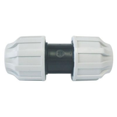 SOMATHERM FOR YOU Raccord plastique manchon &eacute;gal pour tube PE &Oslash;40 mm