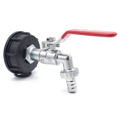 MULTITANKS Raccord robinet en laiton chrom&eacute; sortie 3/4'' 90 degr&eacute;s - 3/4'' BSP