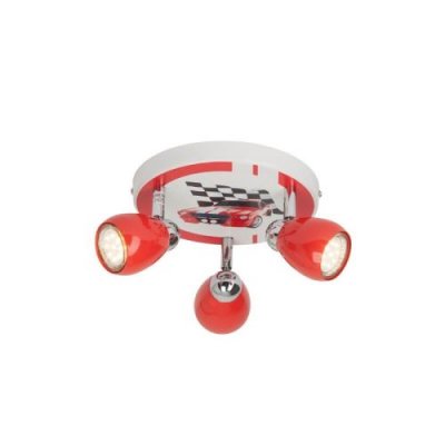 BRILLIANT Racing - plafonnier pour chambre d&acute;enfants