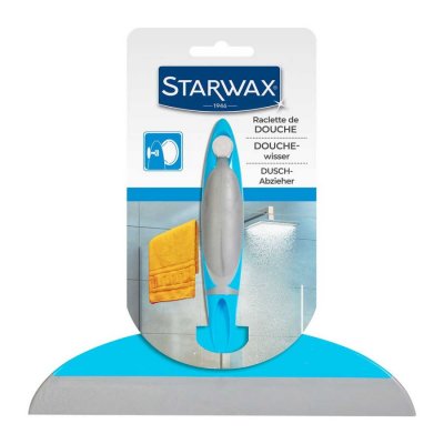 STARWAX Raclette de douche  coloris bleu/gris largeur 230 mm