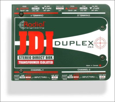 RADIAL  JDI-DUPLEX - DI passive 2 canaux