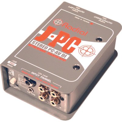 Radial JPC - DI st&eacute;r&eacute;o pour ordinateur
