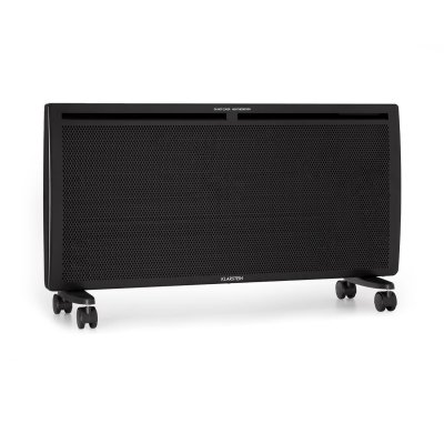 KLARSTEIN Radiateur &agrave; convection - Hot Spot Slimcurve Double Wave - Convecteur - 2000W - Noir
