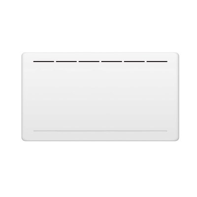 KALIA Radiateur &eacute;lectrique &agrave; inertie fonte tana Blanc Fonte 1500W - Blanc