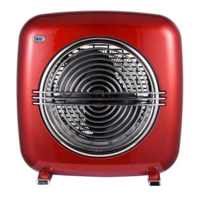  Radiateur Electrique AR4F07R 2000W 240V 50Hz Anti Basculement R&eacute;gulateur de Temp&eacute;rature Bordeaux