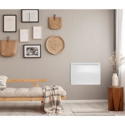 OCEANIC Radiateur &eacute;lectrique fi e a inertie seche c&eacute;ramique 1000W Rubis Design galb&eacute; 