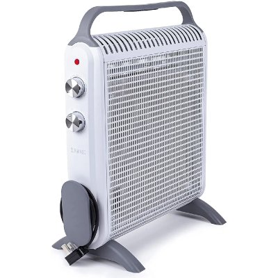 DURONIC Radiateur Electrique HV180 1800W Rayonnant C&acirc;ble Electrique Blanc