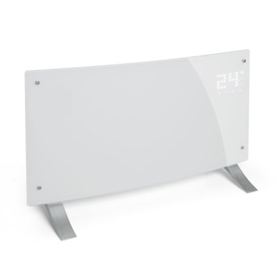 KLARSTEIN Radiateur &eacute;lectrique -  - Bornholm Curved - 2000 W - programmable - mobile - blanc 