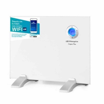 ORBEGOZO Radiateur Electrique REW 500 Sans Fil 500W Wi-Fi Aluminium Blanc