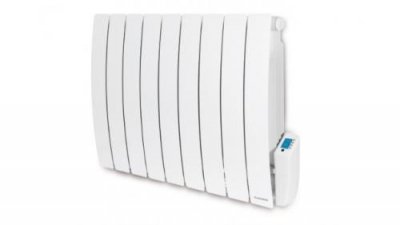 THOMSON Radiateur galb&eacute; inertie fluide - Aluminium - Blanc - 1800W