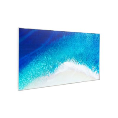 KLARSTEIN Radiateur infrarouge  Wonderwall Air Art Beach - 60 x 101cm - 600W - Blanc 
