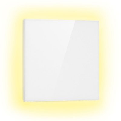 KLARSTEIN Radiateur infrarouge - Mojave 500 - Panneau chauffant - 60x60cm - 500W - Connect&eacute; - Blanc