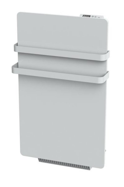 CARRERA Radiateur s&egrave;che-serviette 500W Verre LCD + soufflerie 900W (1400W)