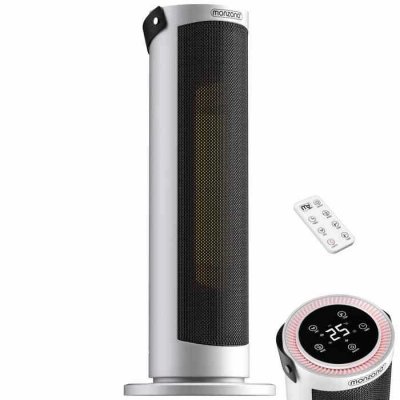 MONZANA Radiateur soufflant blanc c&eacute;ramique 2000W 4 modes 15-35&deg;C