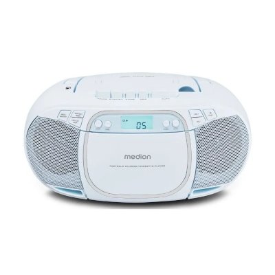 Radio CD - MEDION - FM - 2x22W RMS - Bleu 