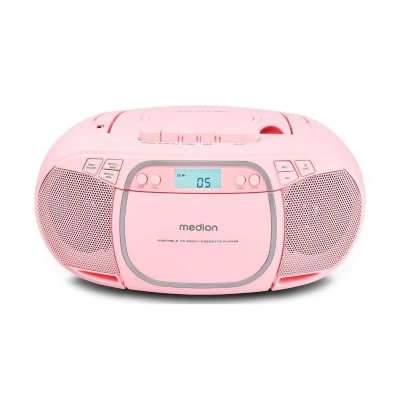 MEDION Radio CD -  - FM - 2x22W RMS - Rose 