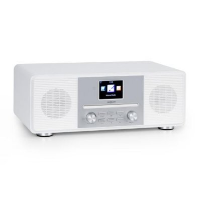 ONECONCEPT Radio Connectee Internet WiFi -  - Lecteur CD - Bluetooth - DAB+ UKW - Blanc 