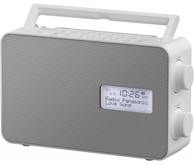 PANASONIC Radio dab+/fm rds ipx4 bluetoo th horloge/minuterie blanc