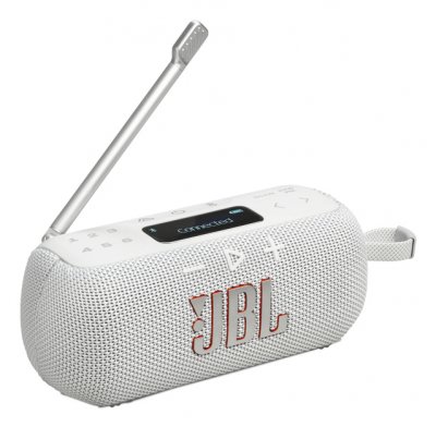 Radio portable Bluetooth DAB DAB+ FM JBL Tuner 3 Blanc
