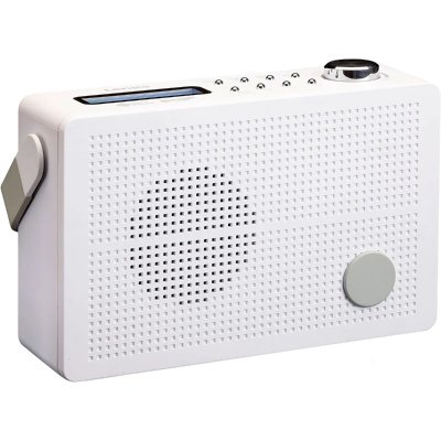 LENCO Radio portable dab+/fm avec fonction r&eacute;veil  blanc PDR-030WH