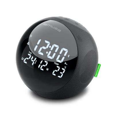 Radio-r&eacute;veil double alarme noir Muse M197BT
