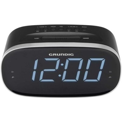 GRUNDIG Radio r&eacute;veil  SONOCLOCK3100 - FM - LCD blanc - Port USB