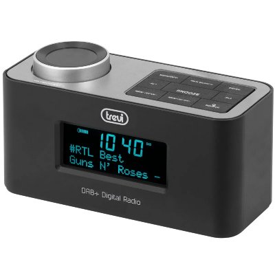 Radio reveil numerique rc 80d6 dab + noire TREVI