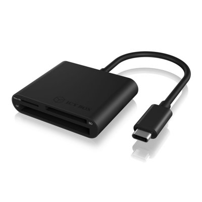 ICY BOX Raidsonic  Ib-cr301-c3 Type-c Usb 3.0 Multi Card Reader Noir