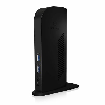 ICY BOX Raidsonic  Ib-dk2242ac Docking Station With Display Port Noir