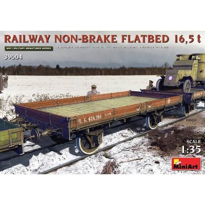 Railway Non-brake Flatbed 16,5 T - 1:35e - Miniart