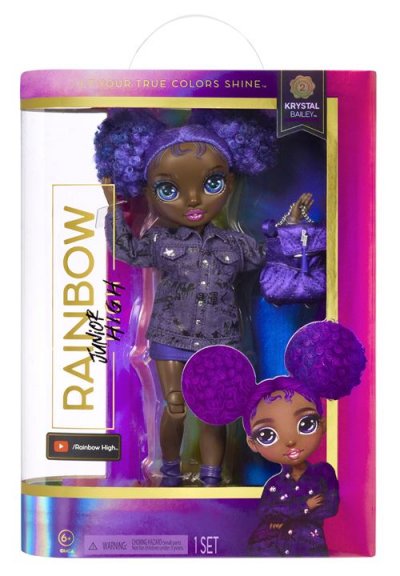 RAINBOW HIGH  - Junior High S&eacute;rie 2 - Poup&eacute;e Mannequin 22cm - Krystal