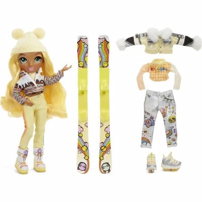 RAINBOW HIGH  Winter Break Poup&eacute;e Mannequin 28m - Sunny Madison - Jaune