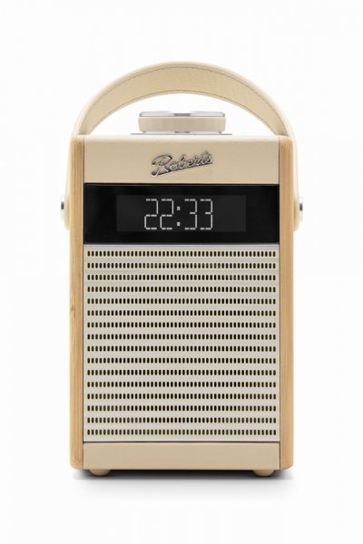 ROBERTS Rambler MIDI Radio-r&eacute;veil r&eacute;tro Portable Dab+/FM/Bluetooth Cr&egrave;me