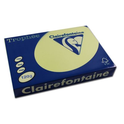 CLAIREFONTAINE Ramette de papier 250 feuilles A4 -  - 120 g - Canari