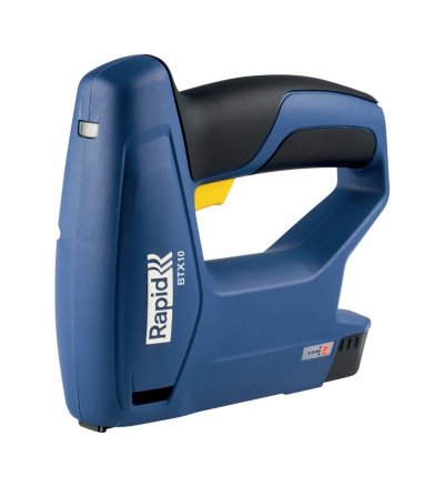 RAPID  Agrafeuse &eacute;lectrique sans fil BTX10, bleu