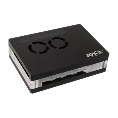 JOY IT Raspberry pi 4b acryl duall&uuml;fter geh&auml;use