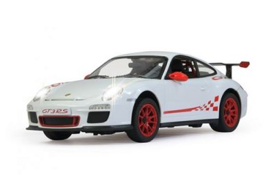 JAMARA Rastar rc porsche gt3 gar&ccedil;on 27 mhz 1:14 blanc