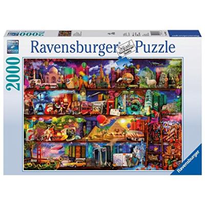 RAVENSBURGER  - 16685 - Puzzle Classique - Le Monde Des Livres - 2000 Pi&egrave;ces