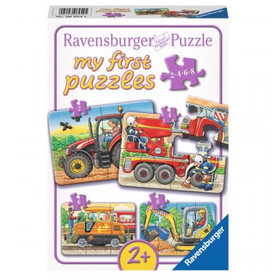RAVENSBURGER  - 69545 - Puzzle My First Puzzles - Au Travail 20 Pi&egrave;ces