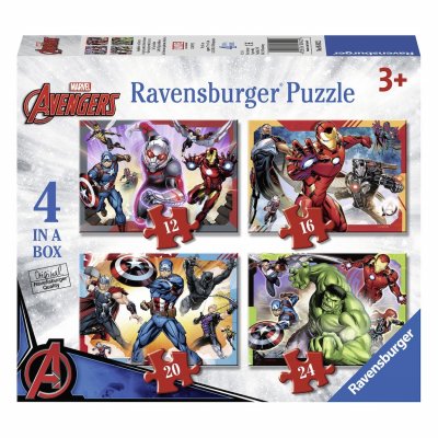 GENERIQUE Ravensburger Avengers 4 Pack Puzzle Multicolore
