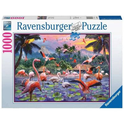 RAVENSBURGER  flamants roses 1000 pi&egrave;ces