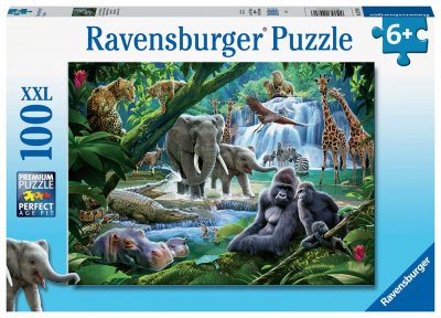 RAVENSBURGER  Jungle Animals Puzzle 100 Pieces Multicolore