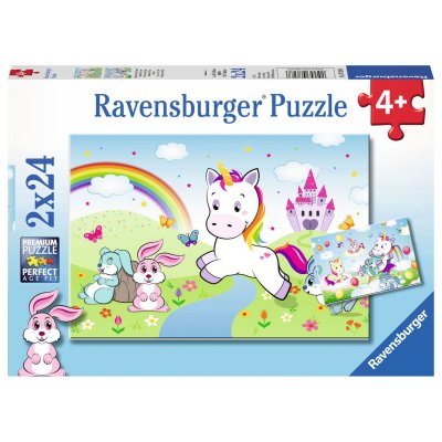 RAVENSBURGER - M&auml;rchenhaftes Einhorn Licorne f&eacute;erique, 07828, Multicolore