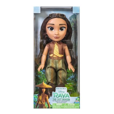 DISNEY RAYA Raya et Le dernier Dragon, Poup&eacute;e Raya 38 cm 214574 Vert