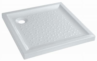 GEBERIT Receveur c&eacute;ramique  bastia - 90 x 90 extra-plat &agrave; poser/encastrer - 00723200000001