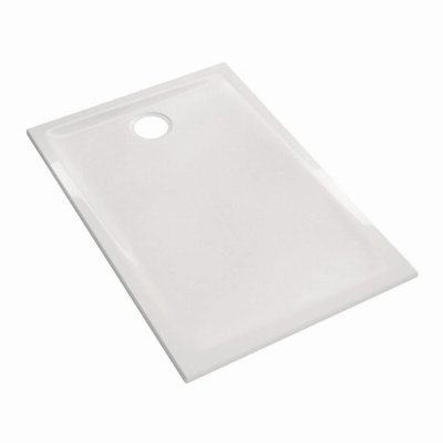 GEBERIT Receveur Renova ultra-plat &agrave; poser 120x80 - Blanc