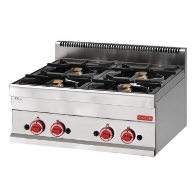 GASTRO M R&eacute;chaud Gaz Professionnel s&eacute;rie 650 - 4 feux -  - x650xmm
